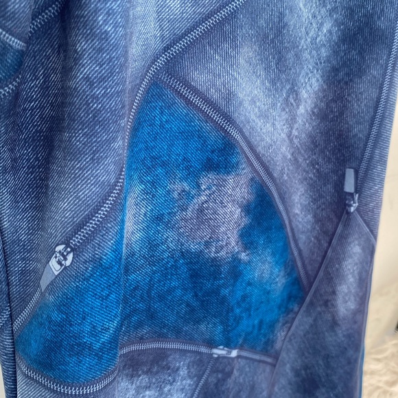 Women’s Tank Midi Dress with Patchwork Denim Print - Picture 9 of 9